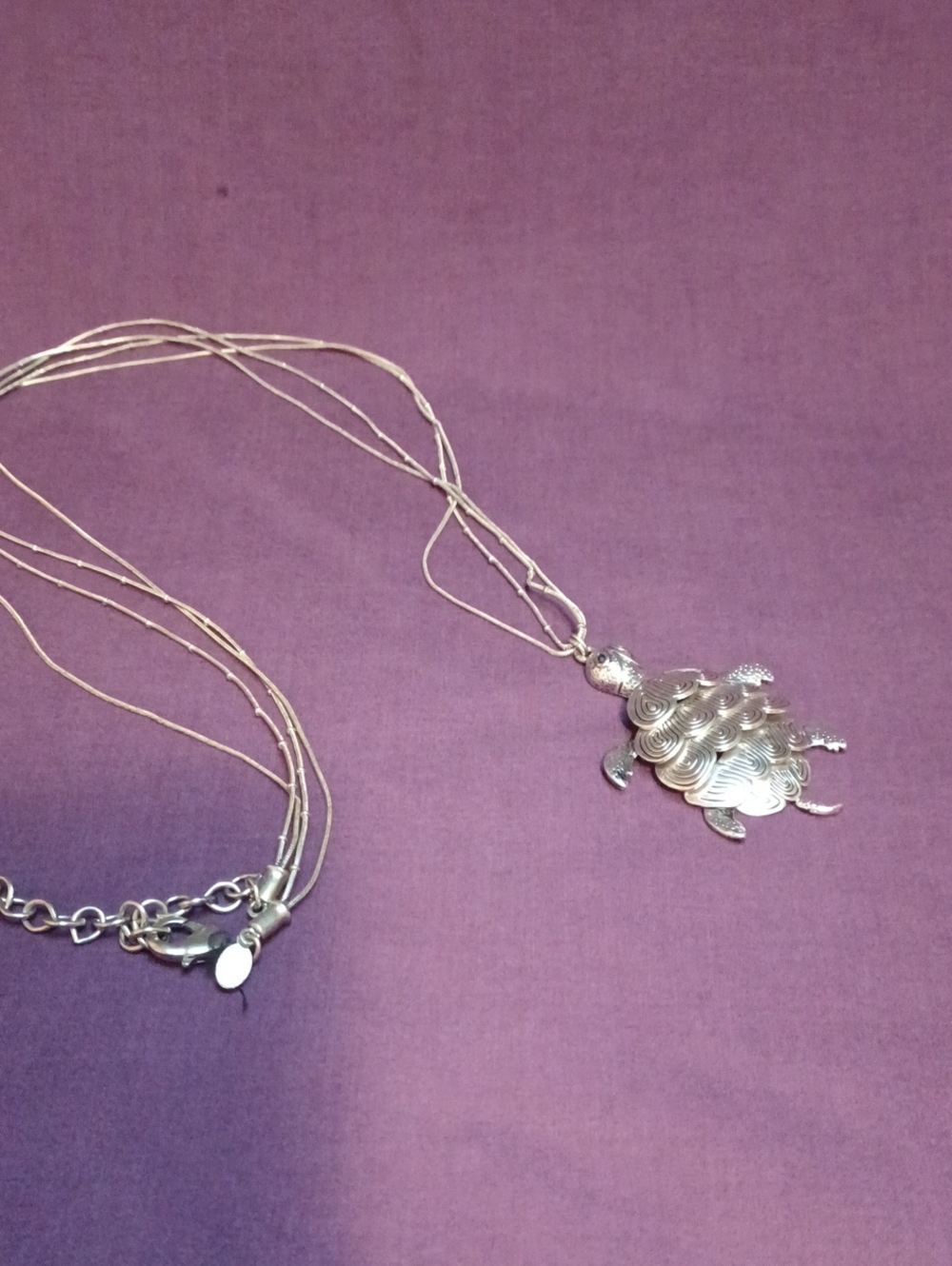 Chicos Turtle Necklace